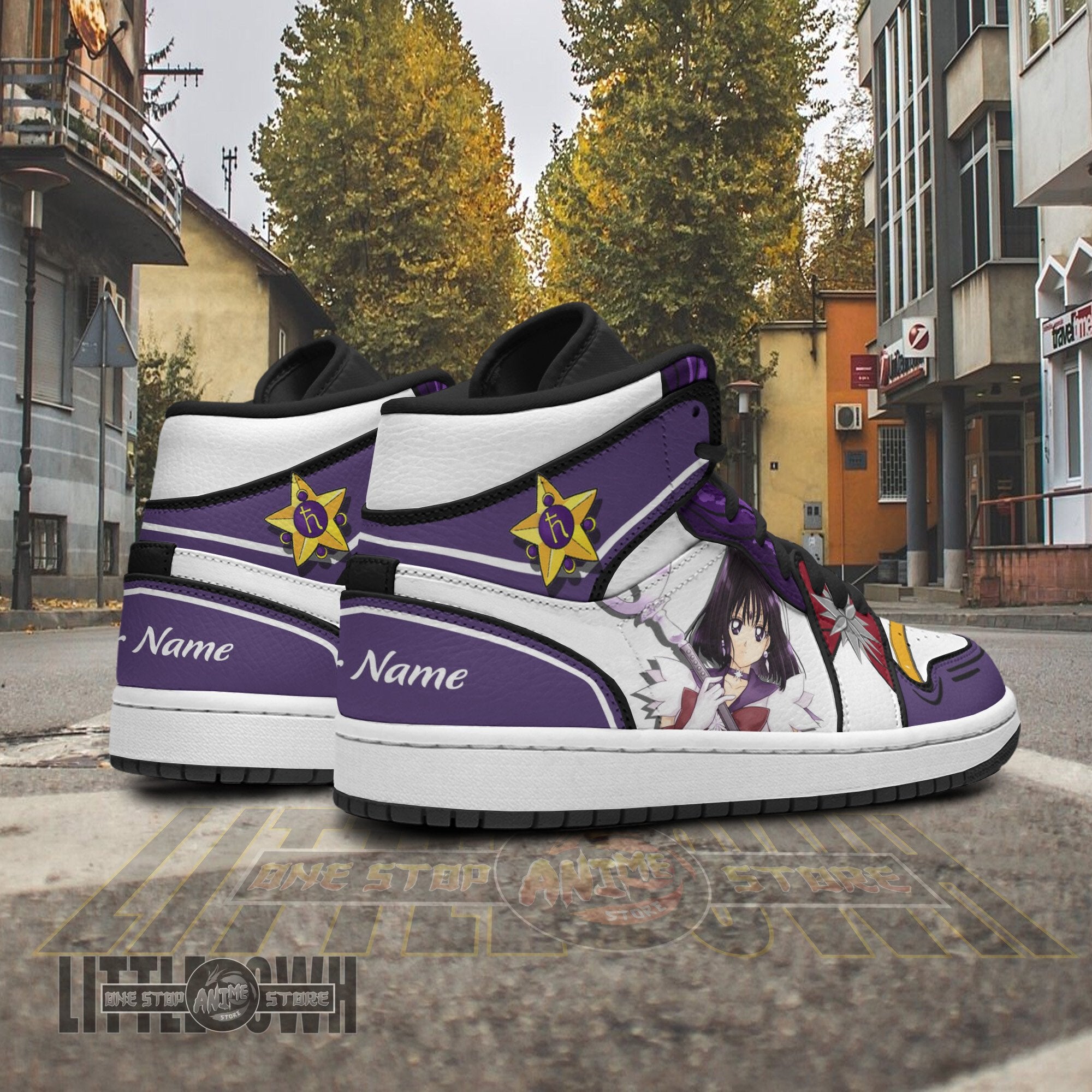 Ideafootwear Sailor Saturn AJ1 High Sneakers Shoes For Men And Women