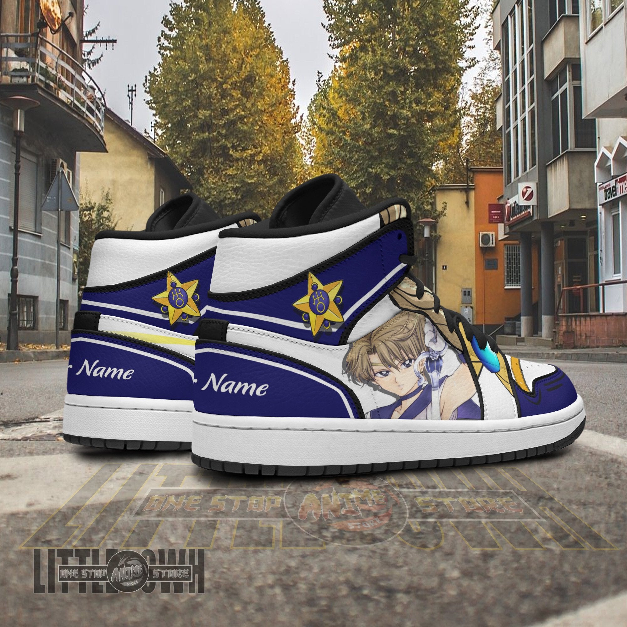 Ideafootwear Sailor Uranus AJ1 High Sneakers Shoes For Men And Women