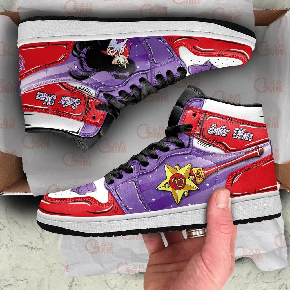 Ideafootwear Sailor Venus AJ1 High Sneakers Shoes For Men And Women