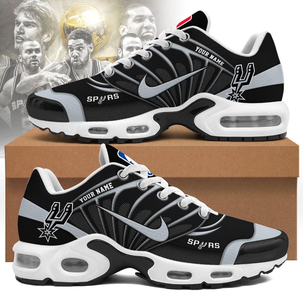 Ideafootwear San Antonio Spurs TN Shoes Sneakers For Men And Women