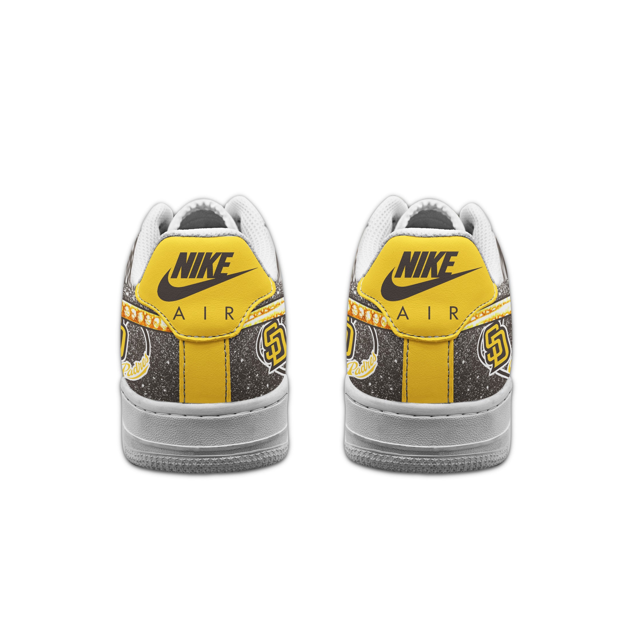 Ideafootwear San Diego Padres Air Low-Top Sneakers Shoes For Men And Women 3