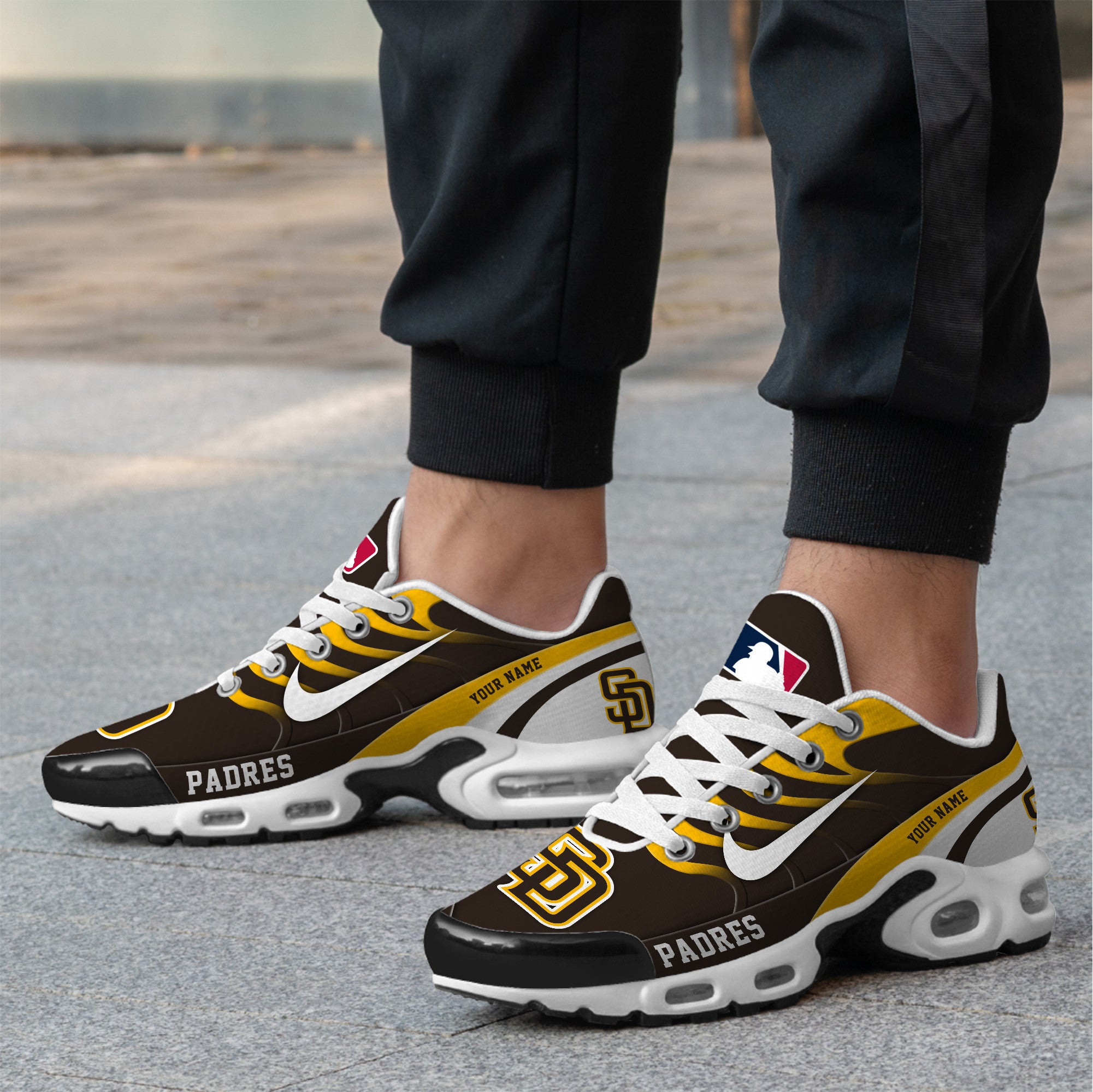 Ideafootwear San Diego Padres TN Shoes Sneakers For Men And Women