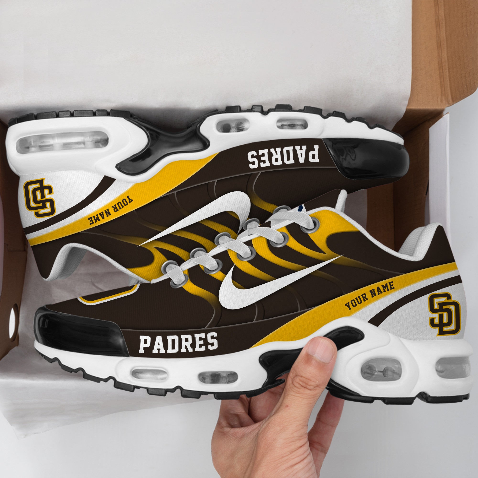 Ideafootwear San Diego Padres TN Shoes Sneakers For Men And Women