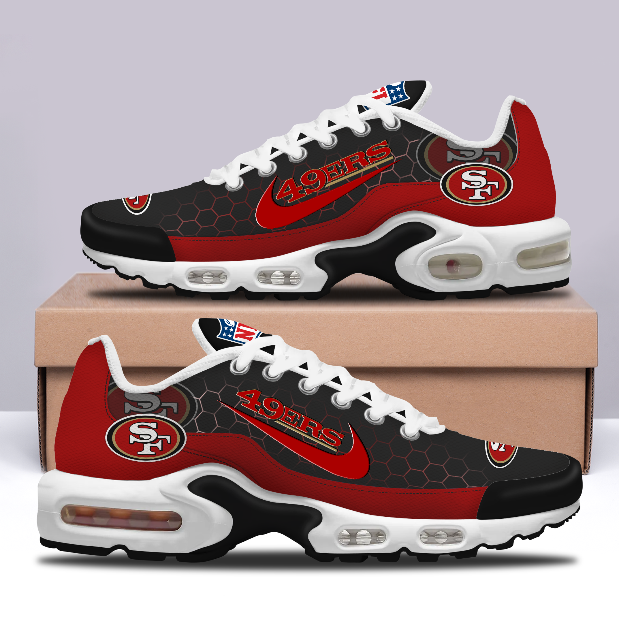 Ideafootwear San Francisco 49ers TN Shoes Sneakers For Men And Women