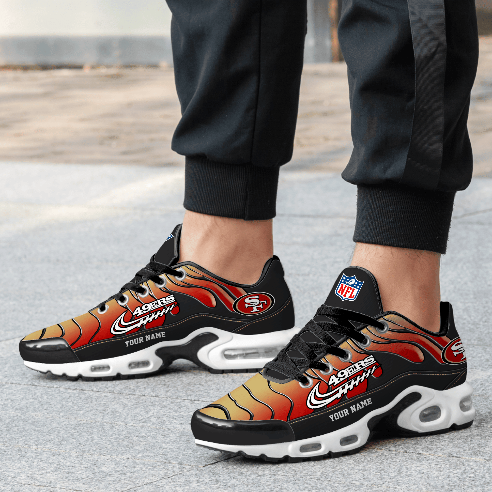 Ideafootwear San Francisco 49ers TN Shoes Sneakers For Men And Women