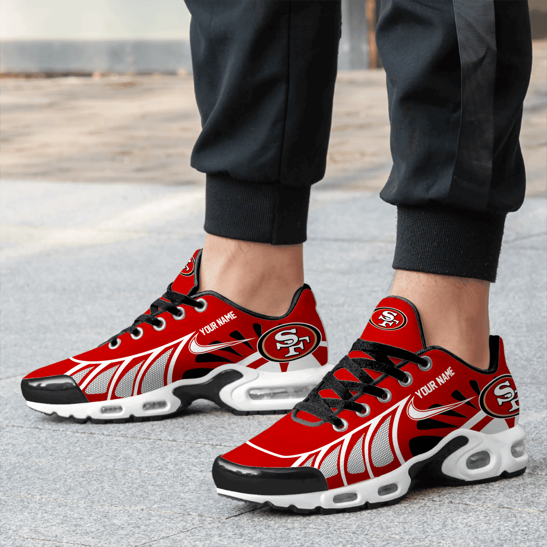 Ideafootwear San Francisco 49ers TN Shoes Sneakers For Men And Women
