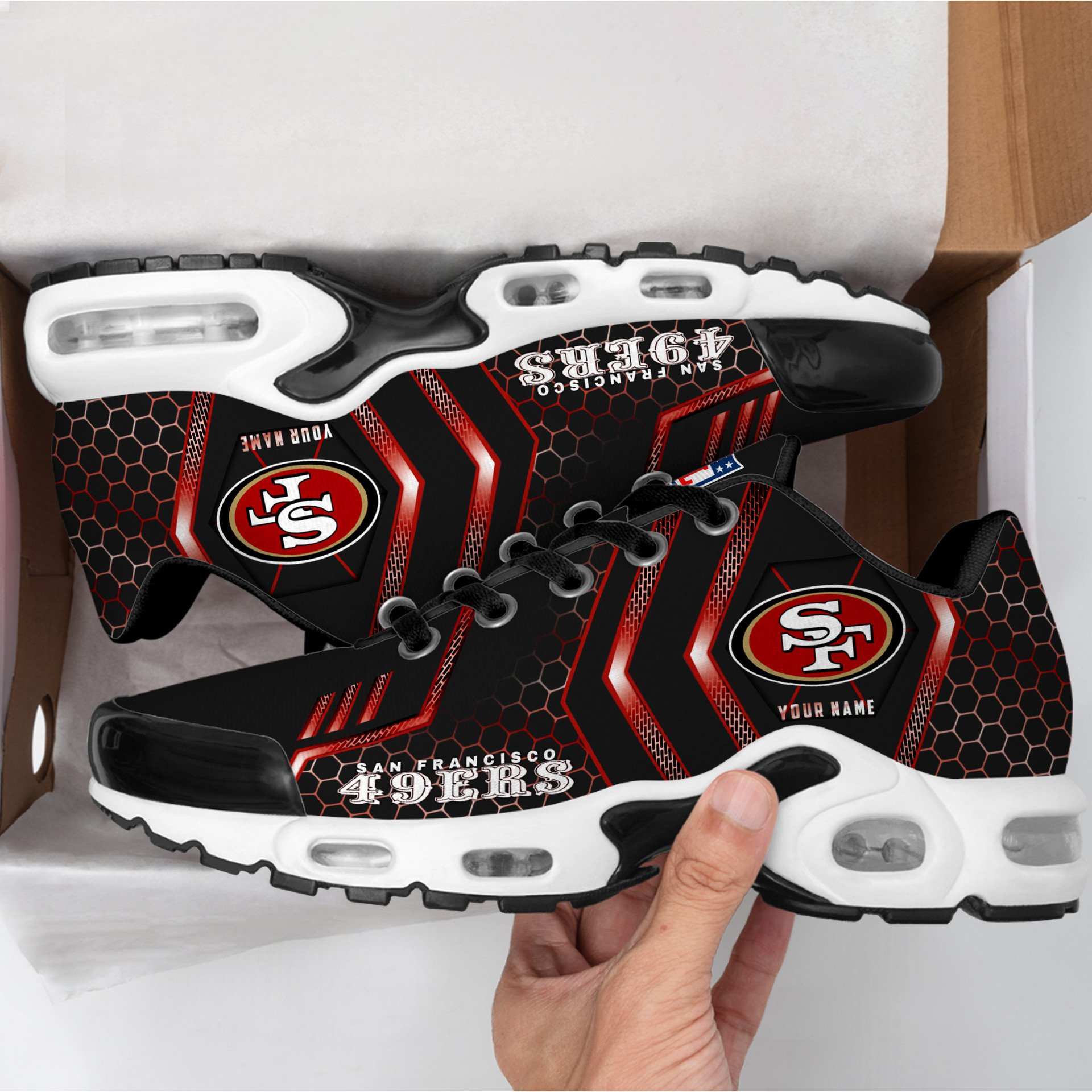 Ideafootwear San Francisco 49ers TN Shoes Sneakers For Men And Women