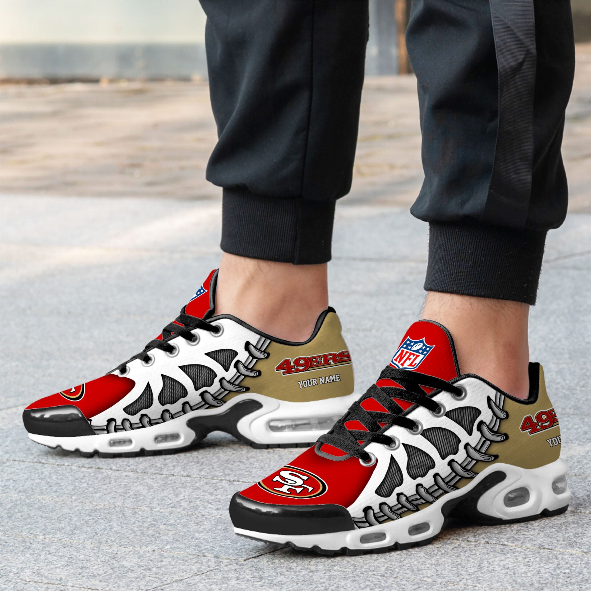 Ideafootwear San Francisco 49ers TN Shoes Sneakers For Men And Women