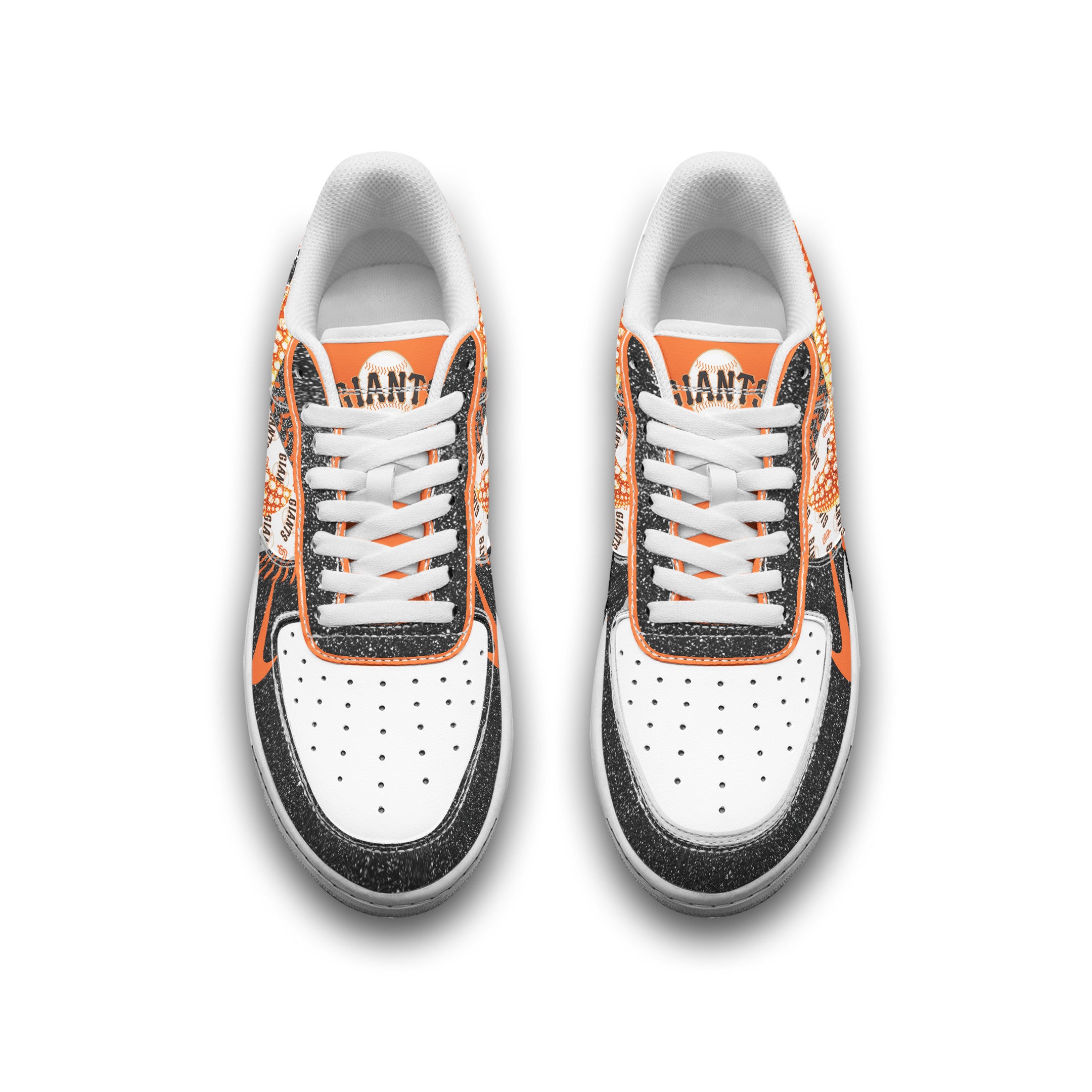 Ideafootwear San Francisco Giants Air Low-Top Sneakers Shoes For Men And Women 3