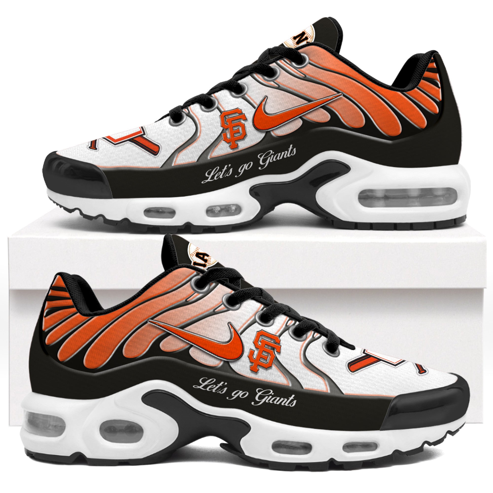 Ideafootwear San Francisco Giants TN Shoes Sneakers For Men And Women