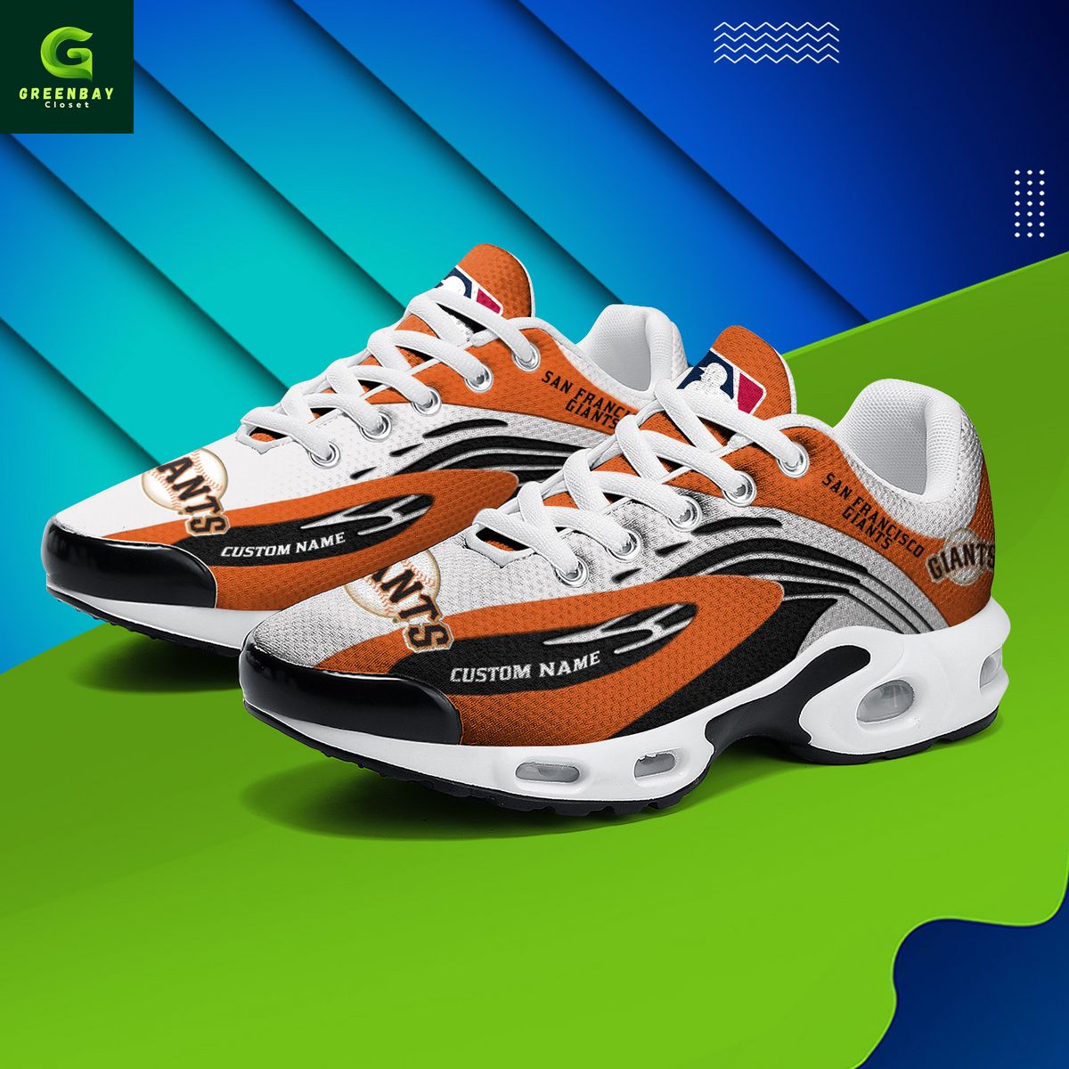 Ideafootwear San Francisco Giants TN Shoes Sneakers For Men And Women