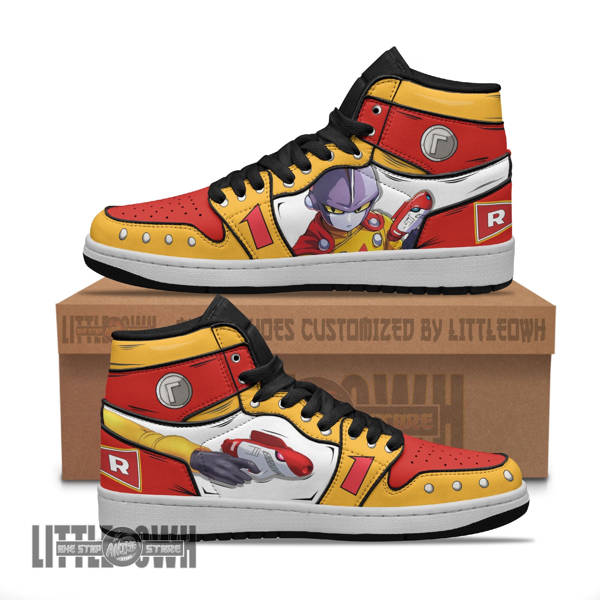 Ideafootwear Sanji AJ1 High Sneakers Shoes For Men And Women