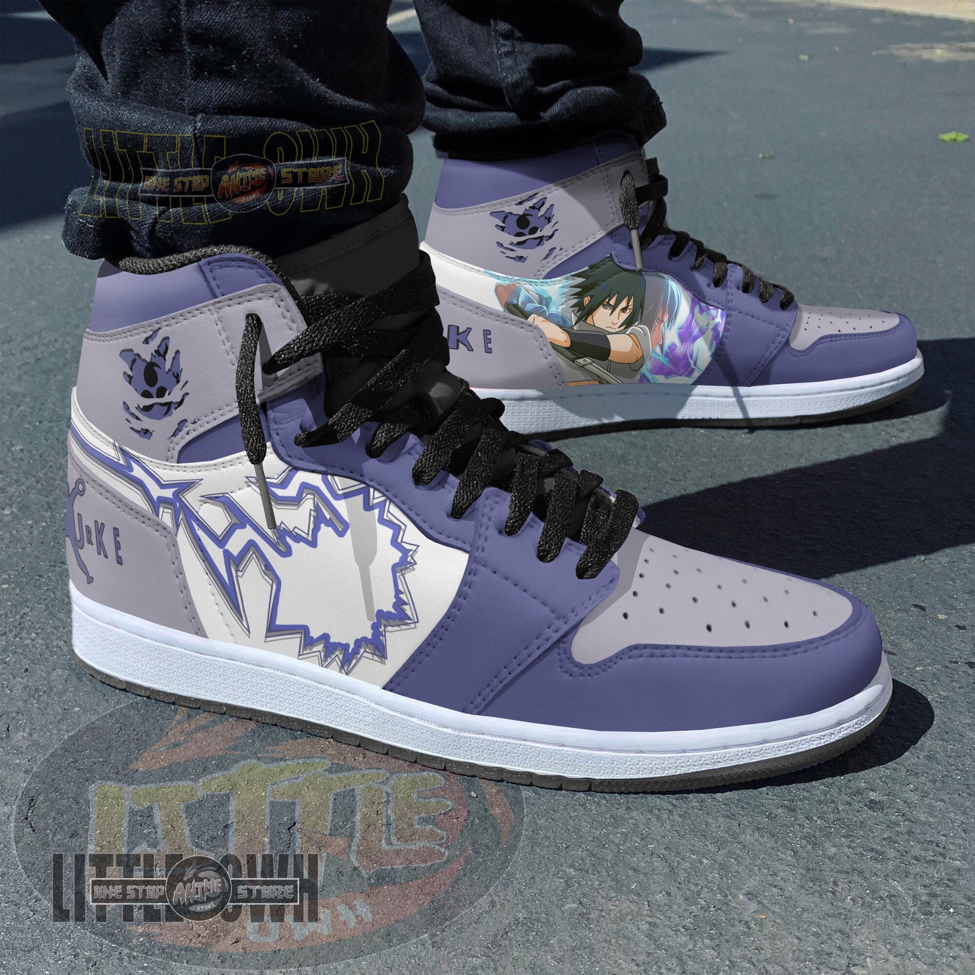 Ideafootwear Sasuke AJ1 High Sneakers Shoes For Men And Women