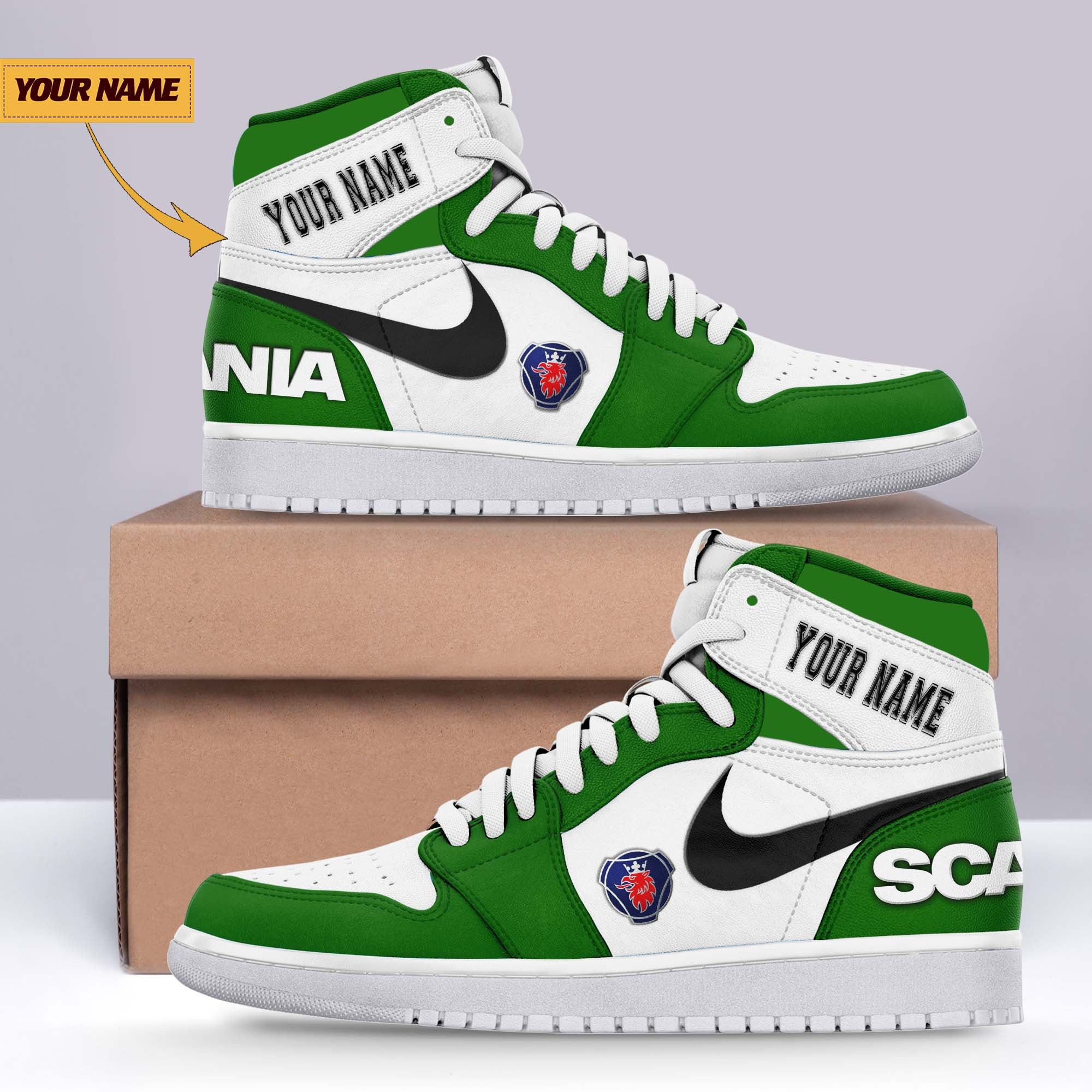 Ideafootwear Scania AJ1 High Sneakers Shoes For Men And Women