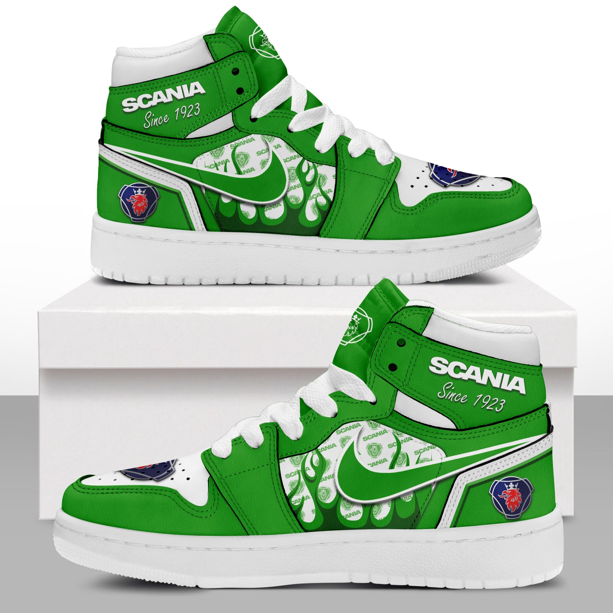 Ideafootwear Scania AJ1 High Sneakers Shoes For Men And Women