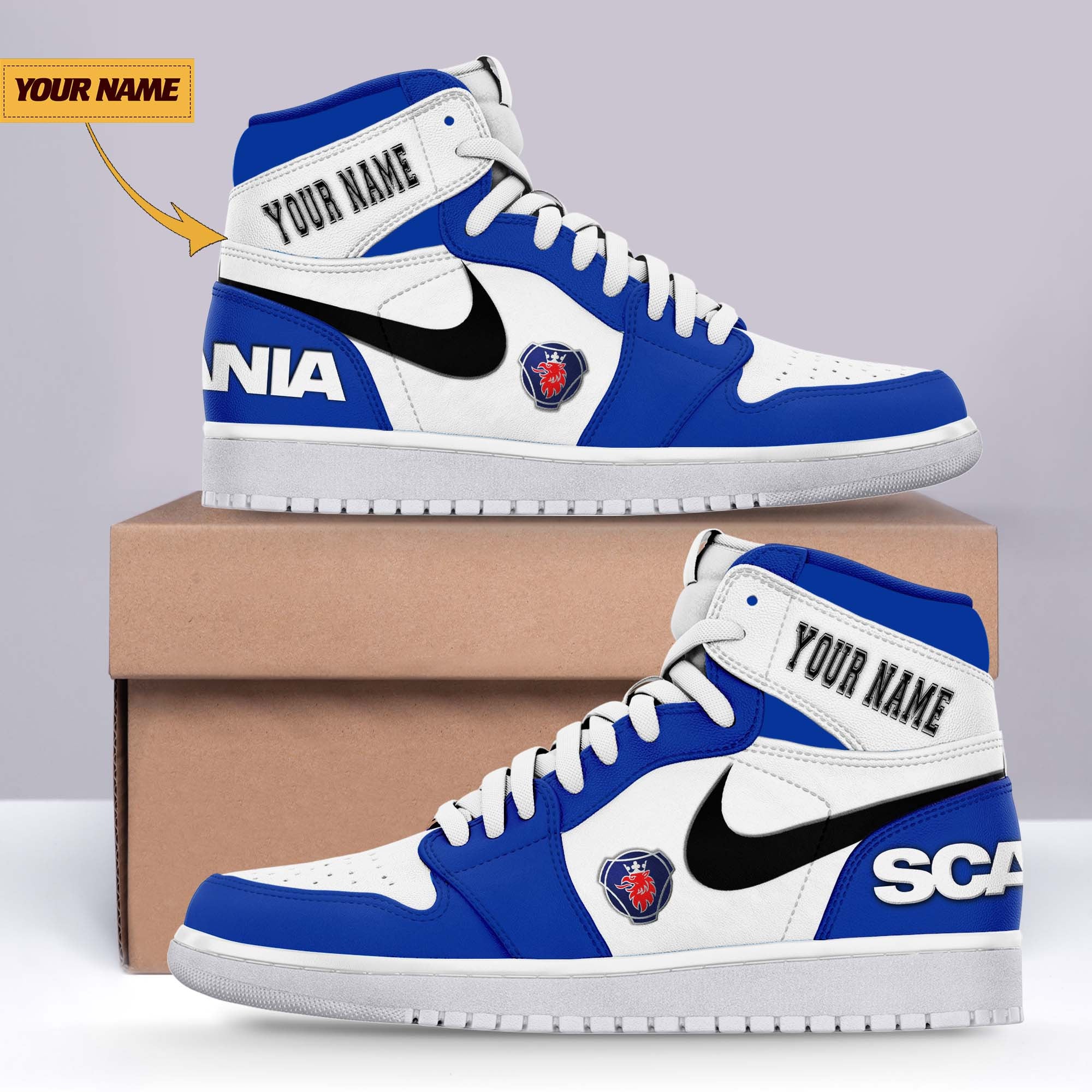 Ideafootwear Scania AJ1 High Sneakers Shoes For Men And Women