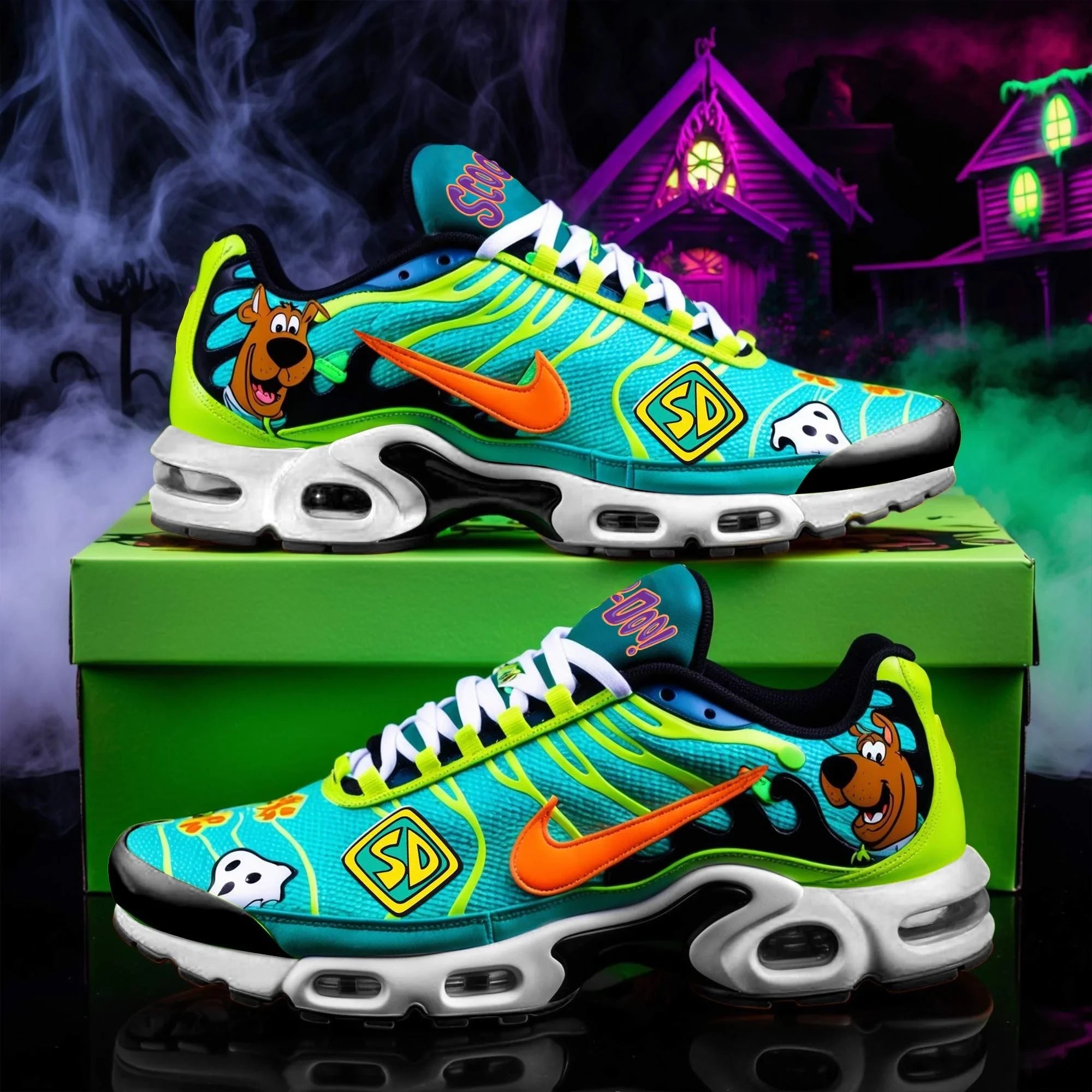 Ideafootwear Scooby-Doo TN Shoes Sneakers For Men And Women