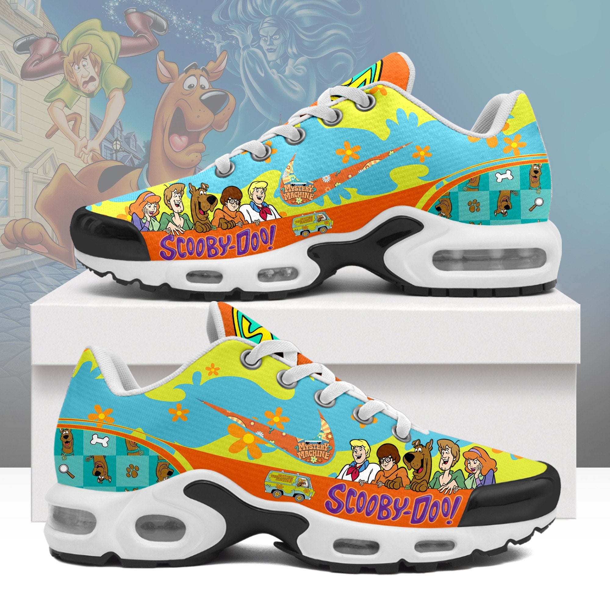 Ideafootwear Scooby-Doo TN Shoes Sneakers For Men And Women