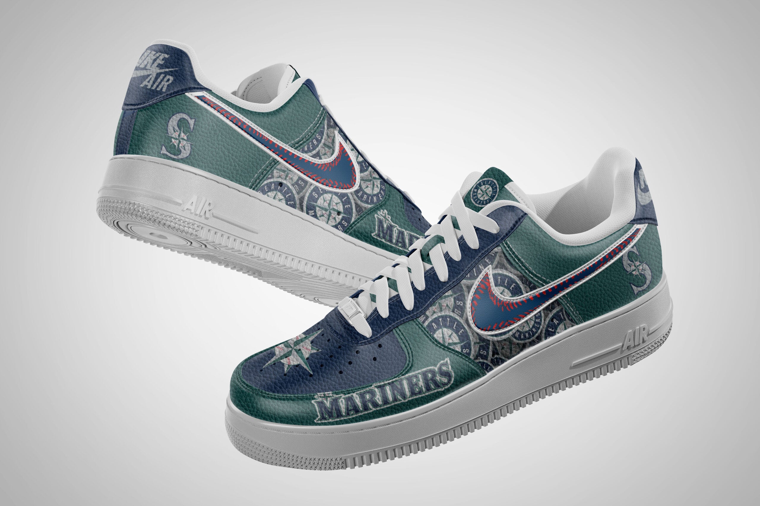 Ideafootwear Seattle Mariners Air Low-Top Sneakers Shoes For Men And Women 5