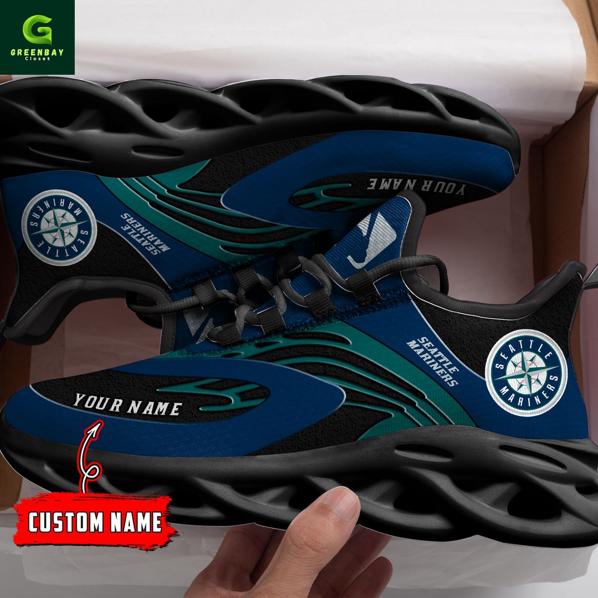 Ideafootwear Seattle Mariners Max Soul Shoes Sneakers For Men And Women