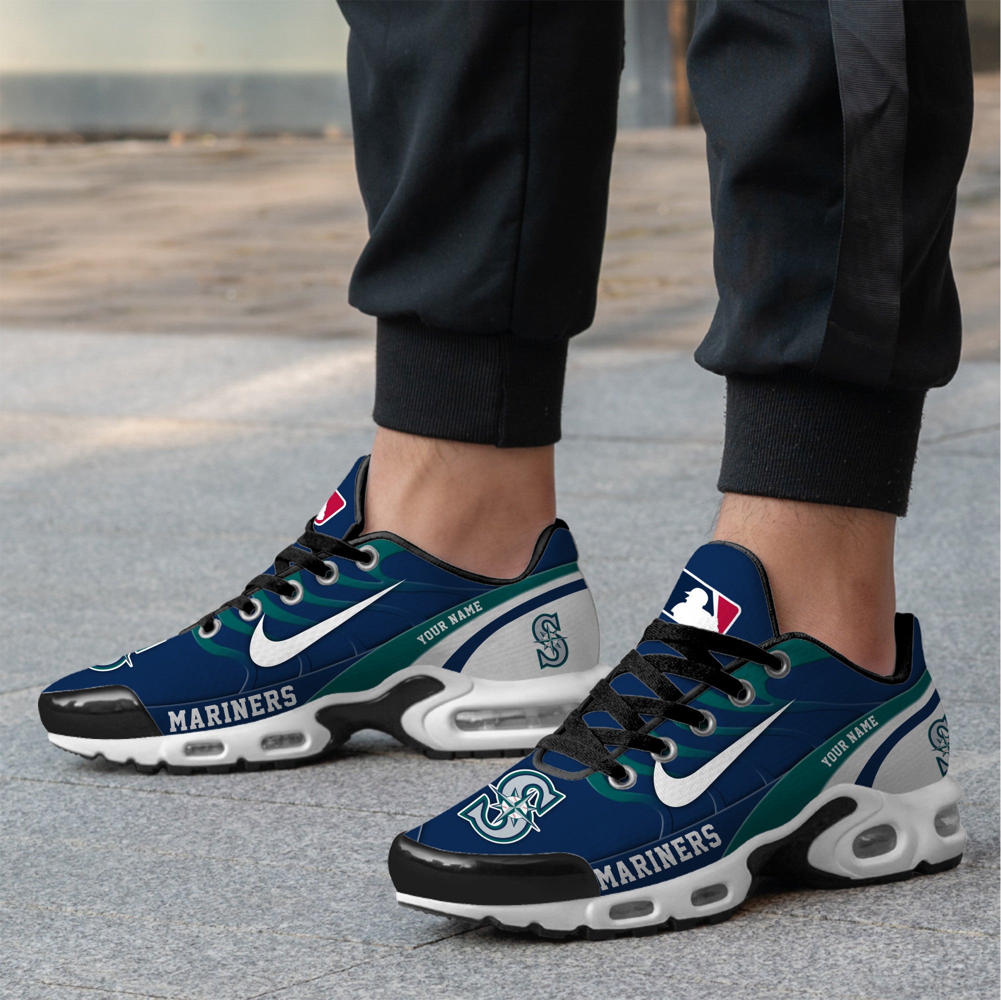 Ideafootwear Seattle Mariners TN Shoes Sneakers For Men And Women