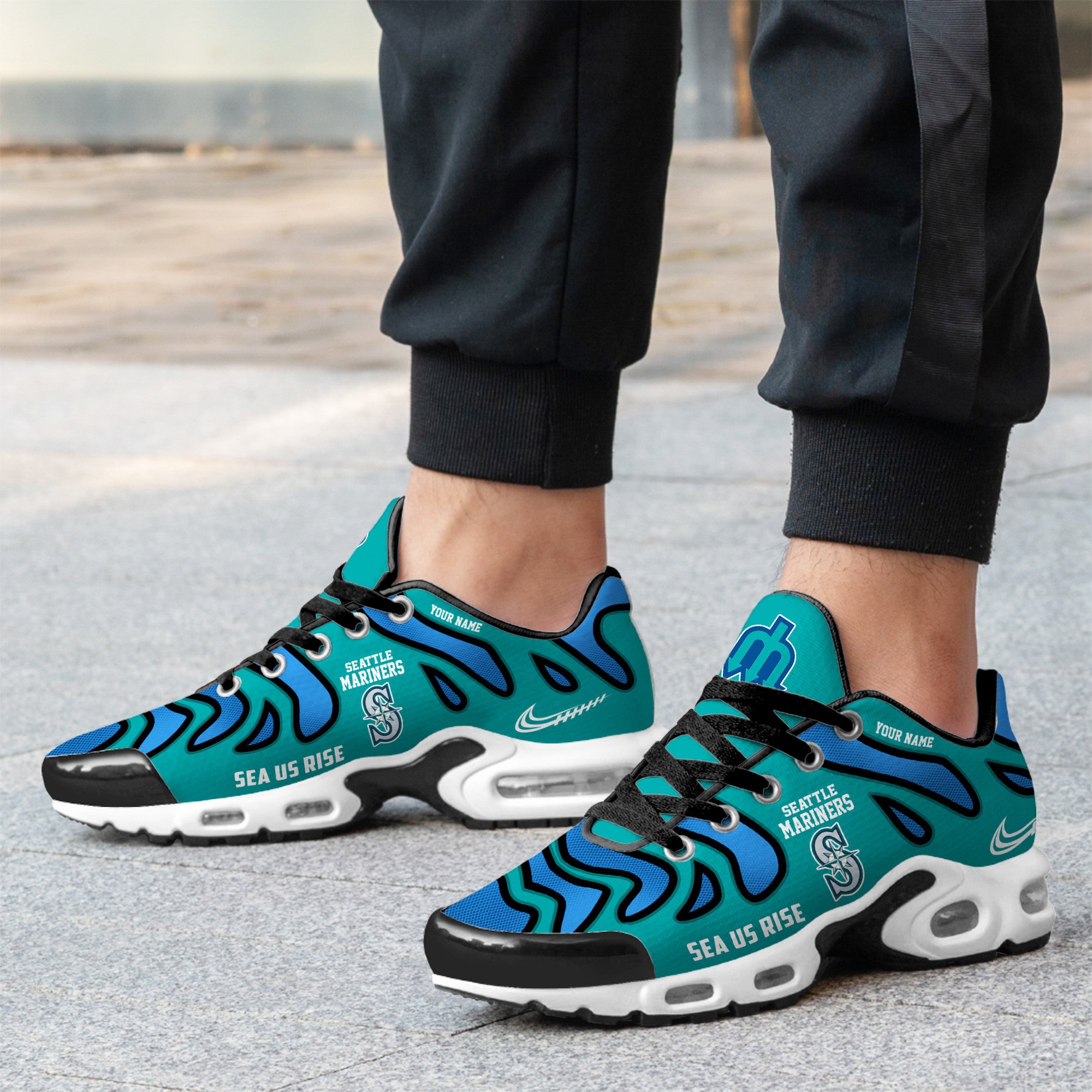 Ideafootwear Seattle Mariners TN Shoes Sneakers For Men And Women