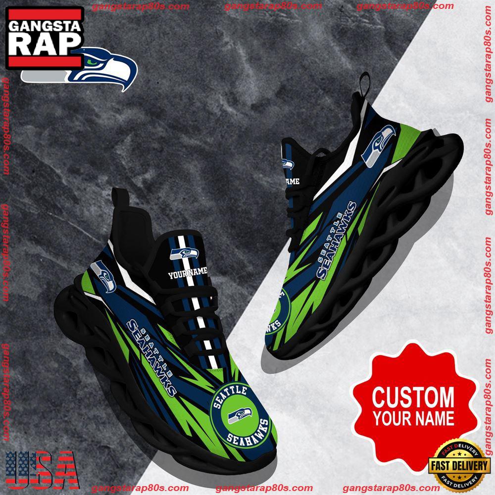 Ideafootwear Seattle Seahawks Max Soul Shoes Sneakers For Men And Women