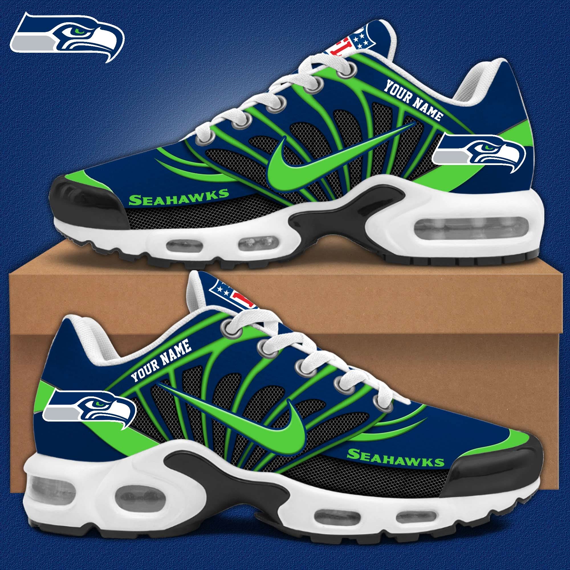Ideafootwear Seattle Seahawks TN Shoes Sneakers For Men And Women