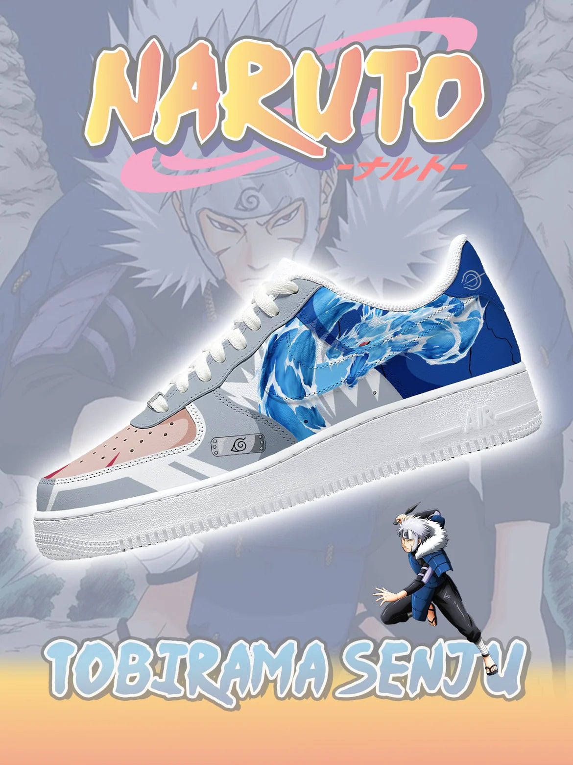 Ideafootwear Second Hokage Tobirama Senju Air Low-Top Sneakers Shoes For Men And Women 1