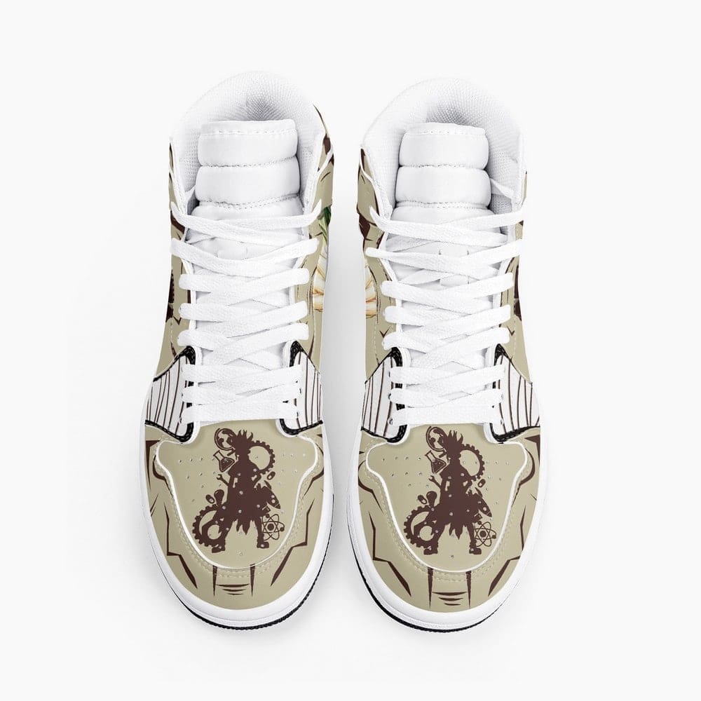 Ideafootwear Senku Ishigami AJ1 High Sneakers Shoes For Men And Women