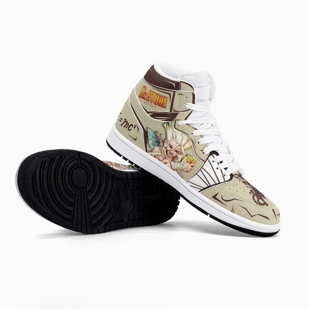 Ideafootwear Senku Ishigami AJ1 High Sneakers Shoes For Men And Women