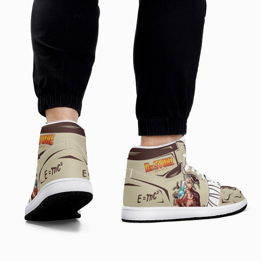 Ideafootwear Senku Ishigami AJ1 High Sneakers Shoes For Men And Women
