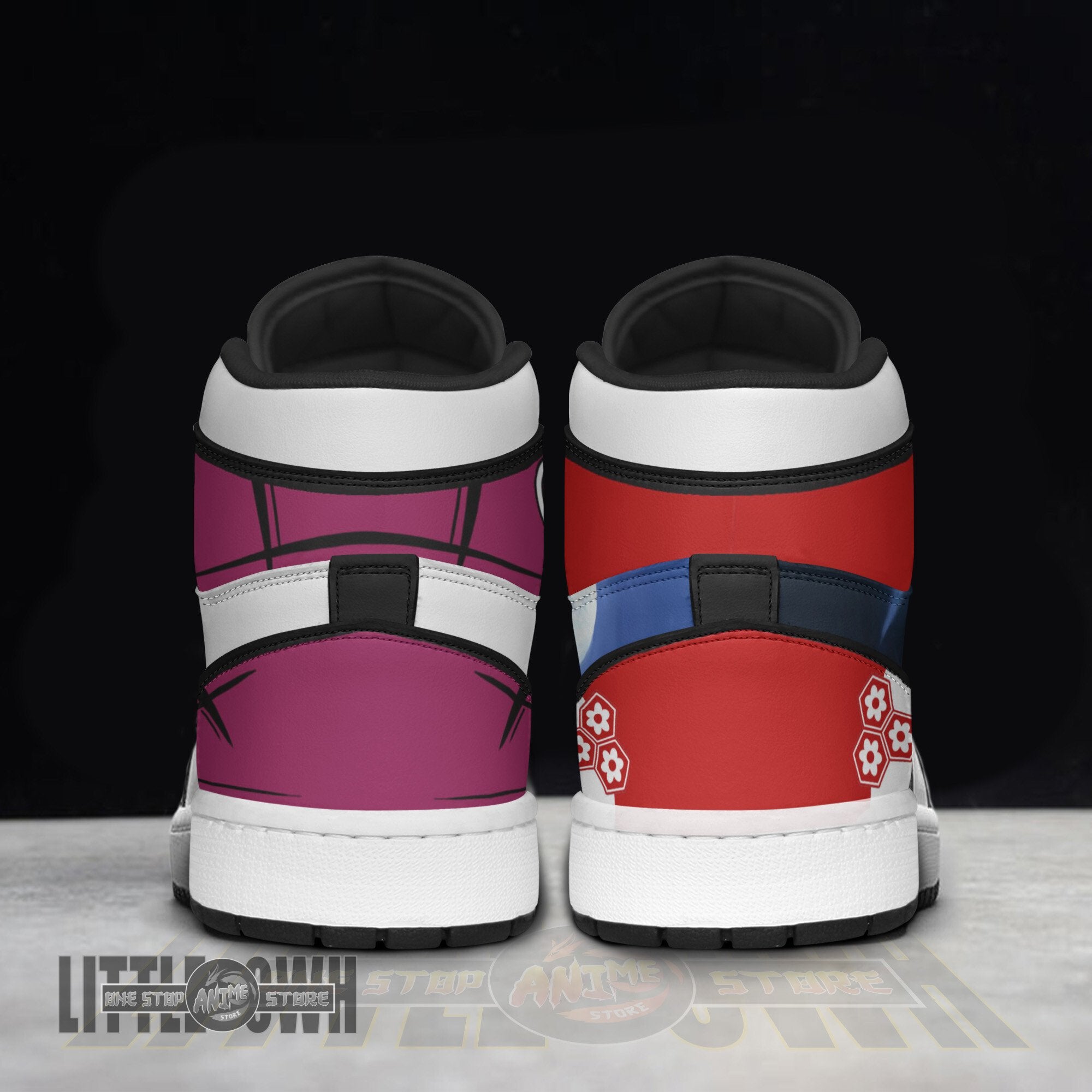 Ideafootwear Sesshomaru Kagura AJ1 High Sneakers Shoes For Men And Women