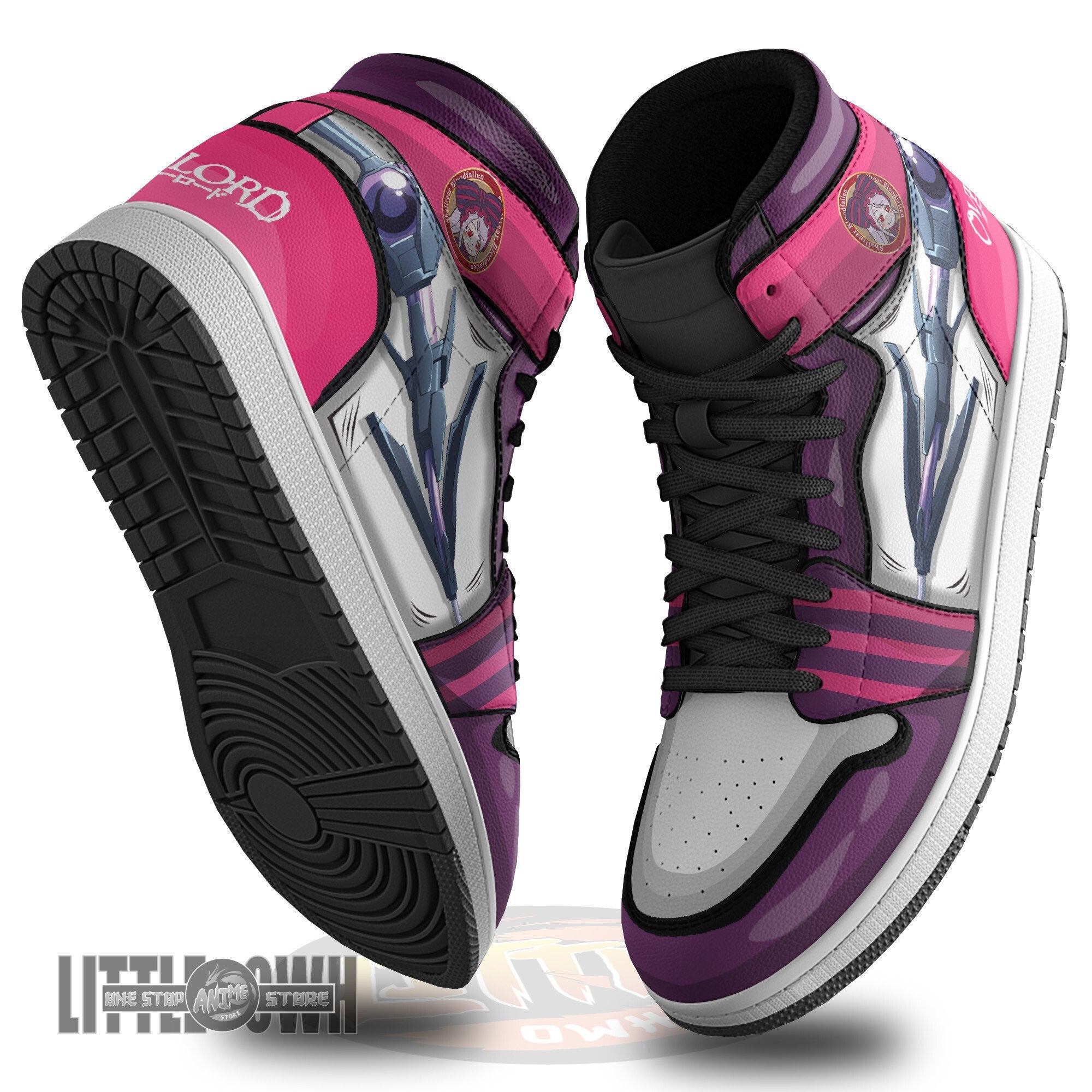 Ideafootwear Shalltear Bloodfallen AJ1 High Sneakers Shoes For Men And Women