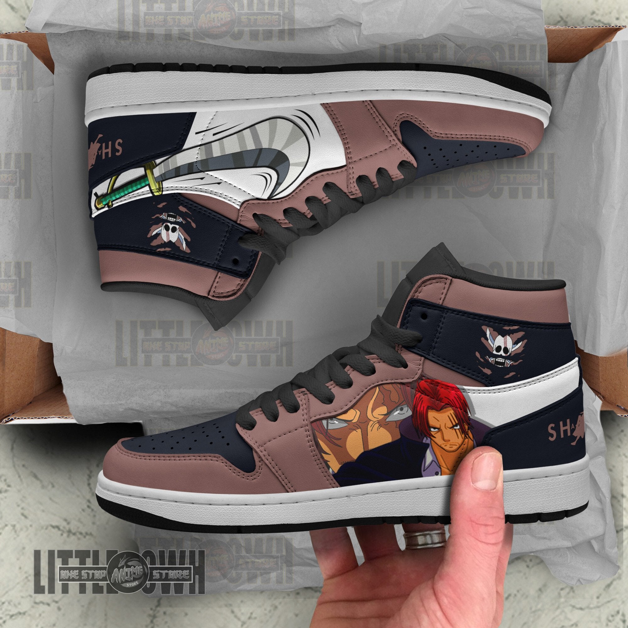 Ideafootwear Shanks AJ1 High Sneakers Shoes For Men And Women