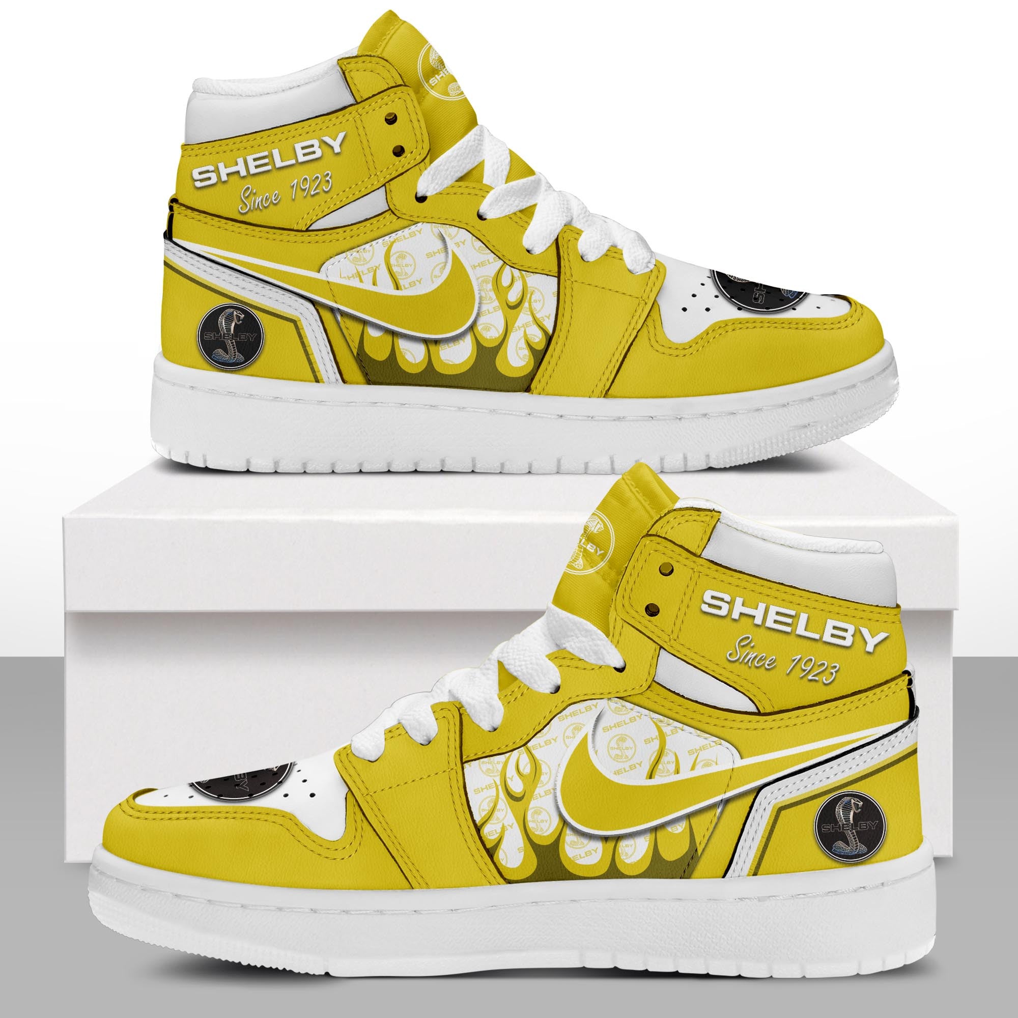 Ideafootwear Shelby AJ1 High Sneakers Shoes For Men And Women
