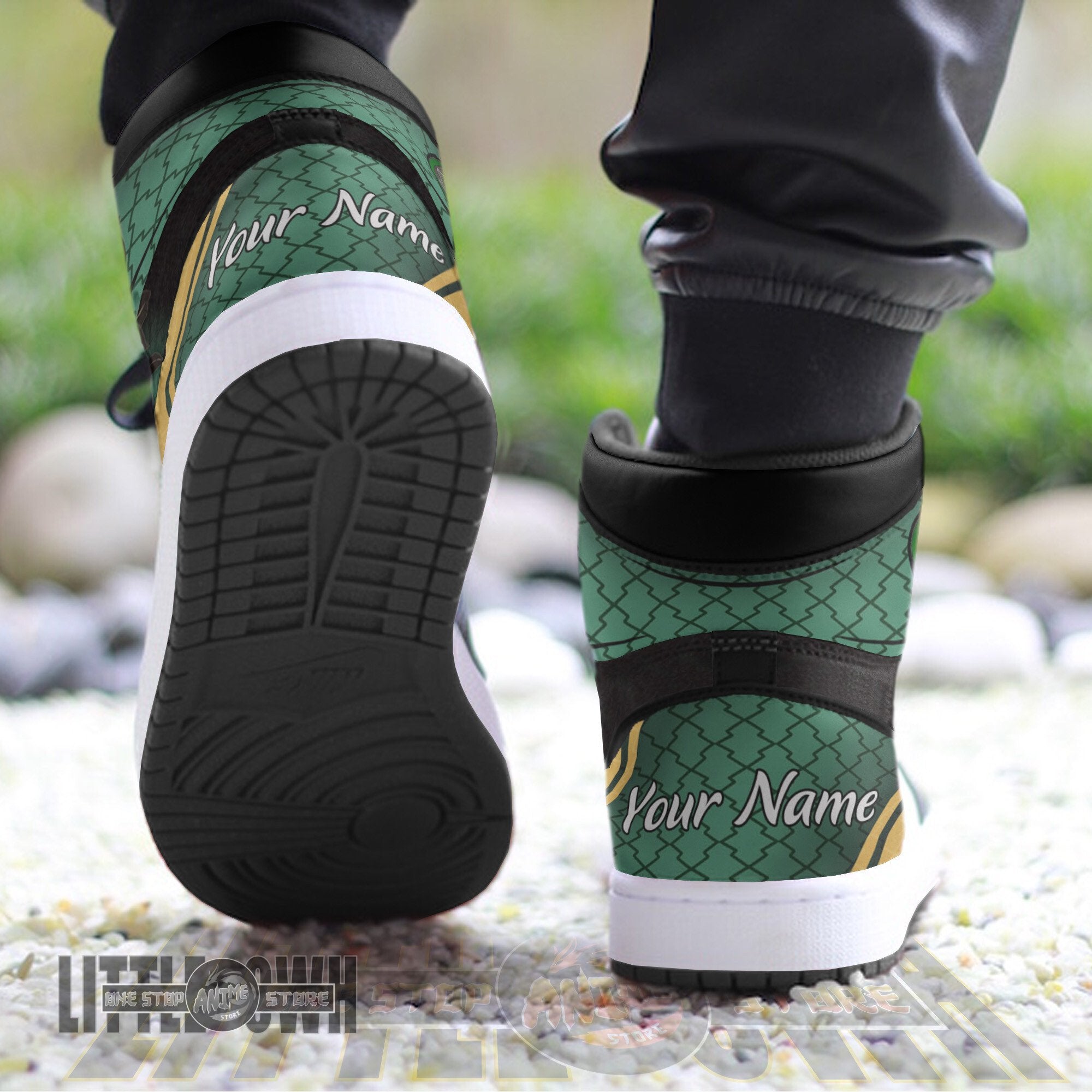 Ideafootwear Shinazugawa Sanemi AJ1 High Sneakers Shoes For Men And Women