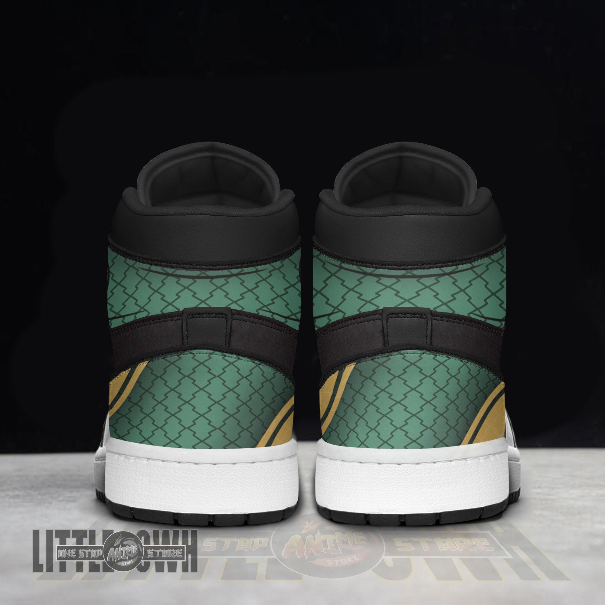 Ideafootwear Shinazugawa Sanemi AJ1 High Sneakers Shoes For Men And Women