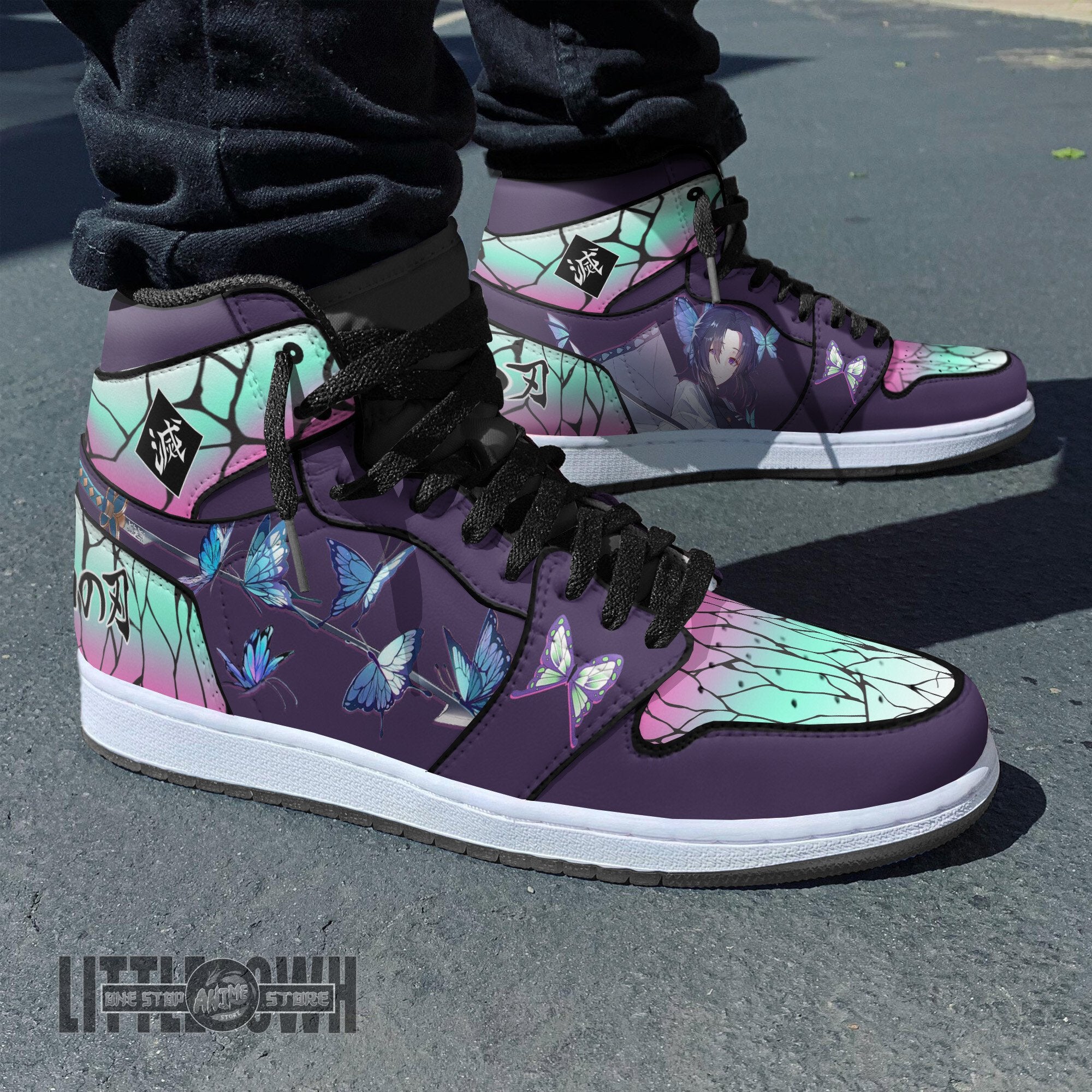 Ideafootwear Shinobu AJ1 High Sneakers Shoes For Men And Women