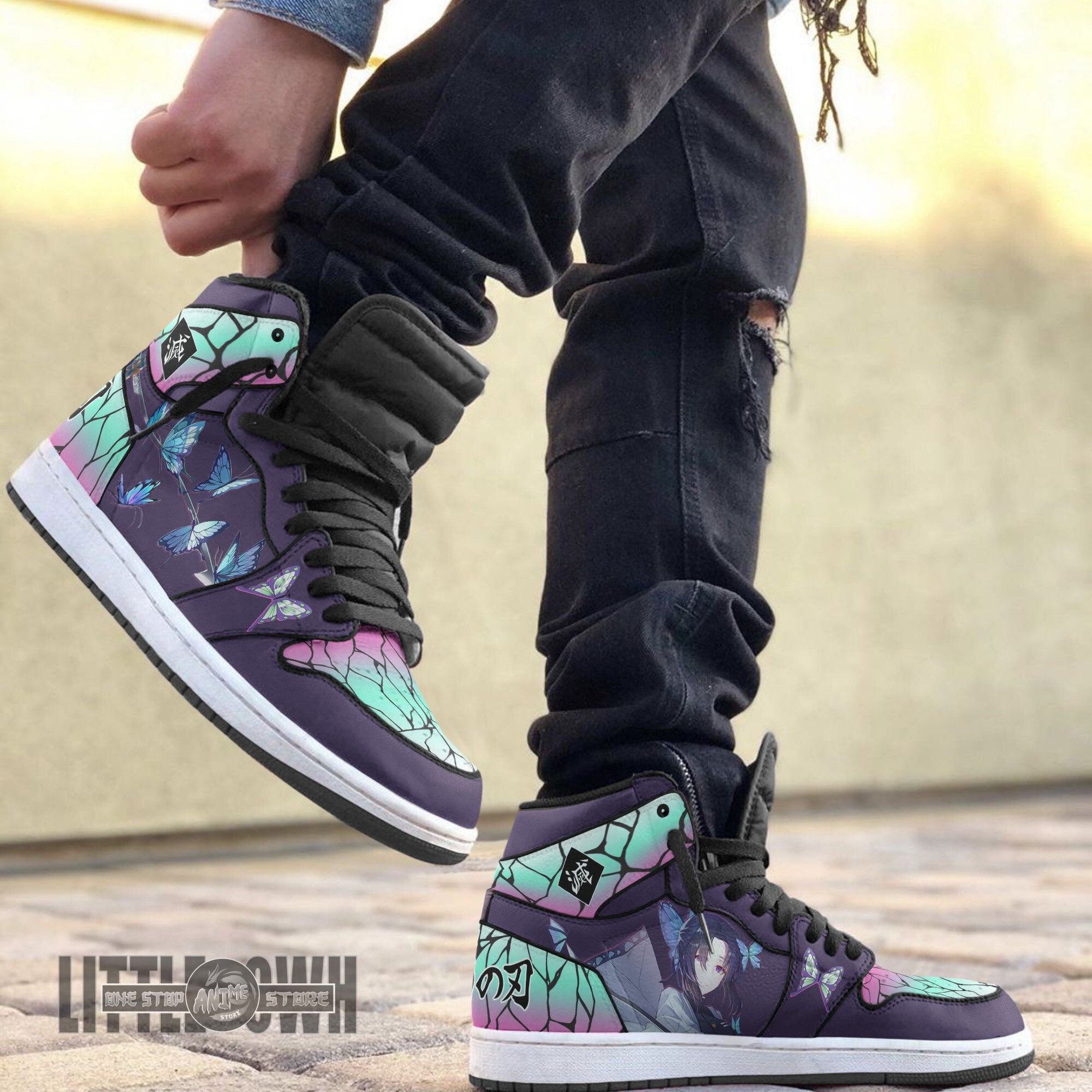 Ideafootwear Shinobu AJ1 High Sneakers Shoes For Men And Women