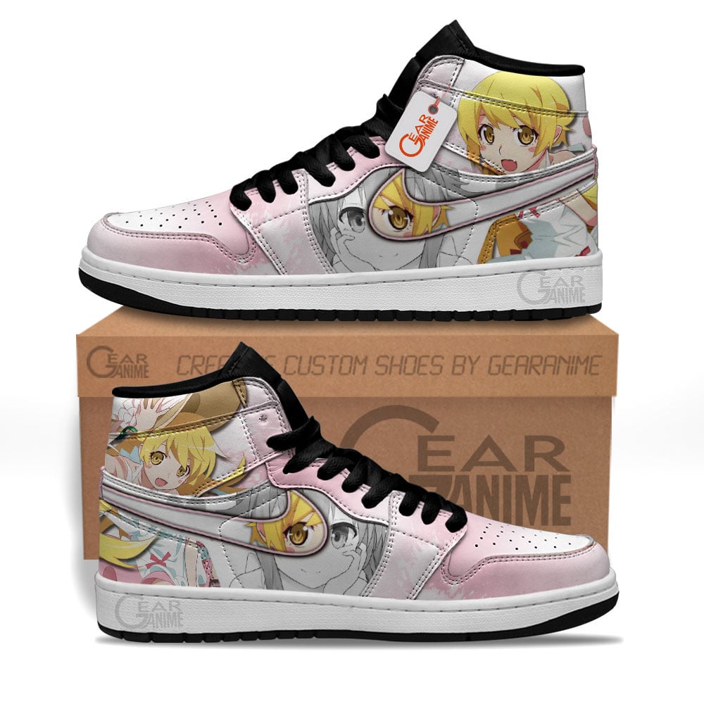 Ideafootwear Shinobu Oshino AJ1 High Sneakers Shoes For Men And Women