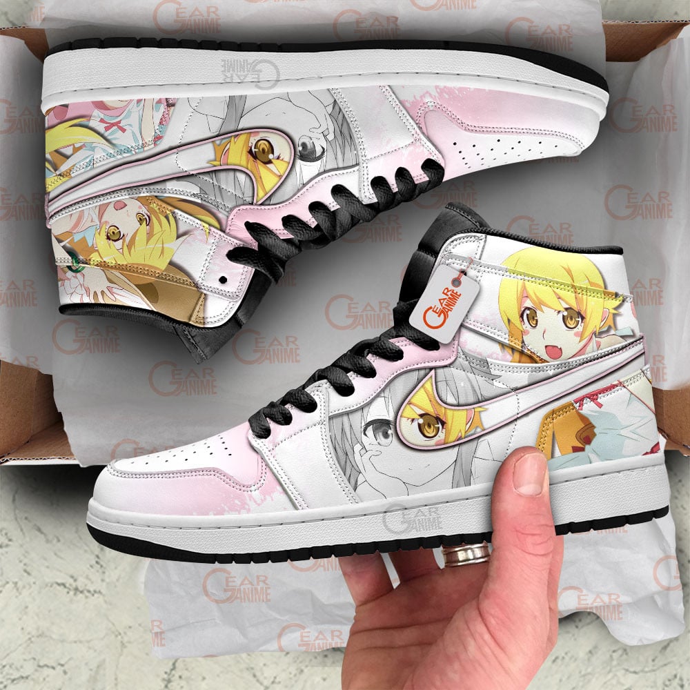 Ideafootwear Shinobu Oshino AJ1 High Sneakers Shoes For Men And Women