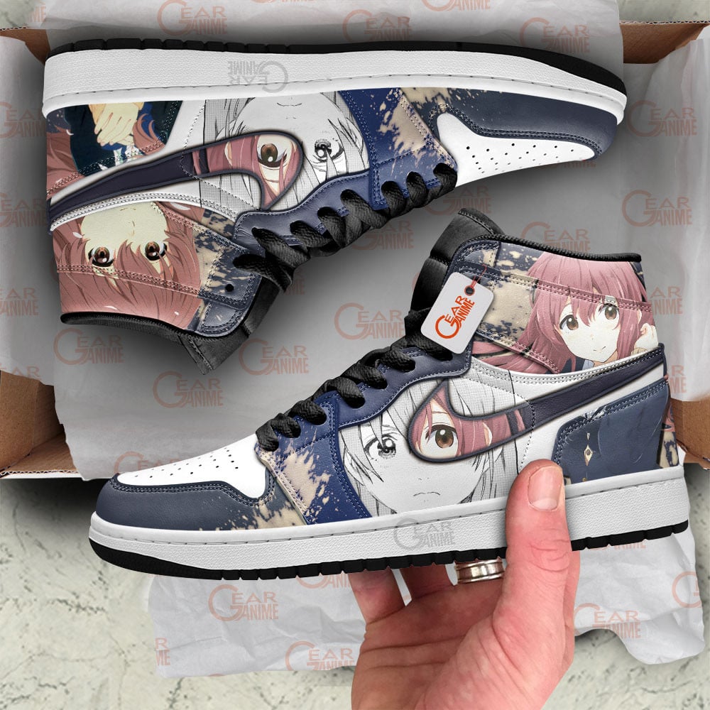 Ideafootwear Shouko Nishimiya AJ1 High Sneakers Shoes For Men And Women