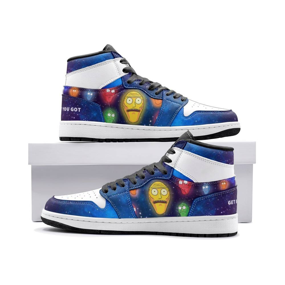 Ideafootwear Show Me What You Got Rick And Morty AJ1 High Sneakers Shoes For Men And Women