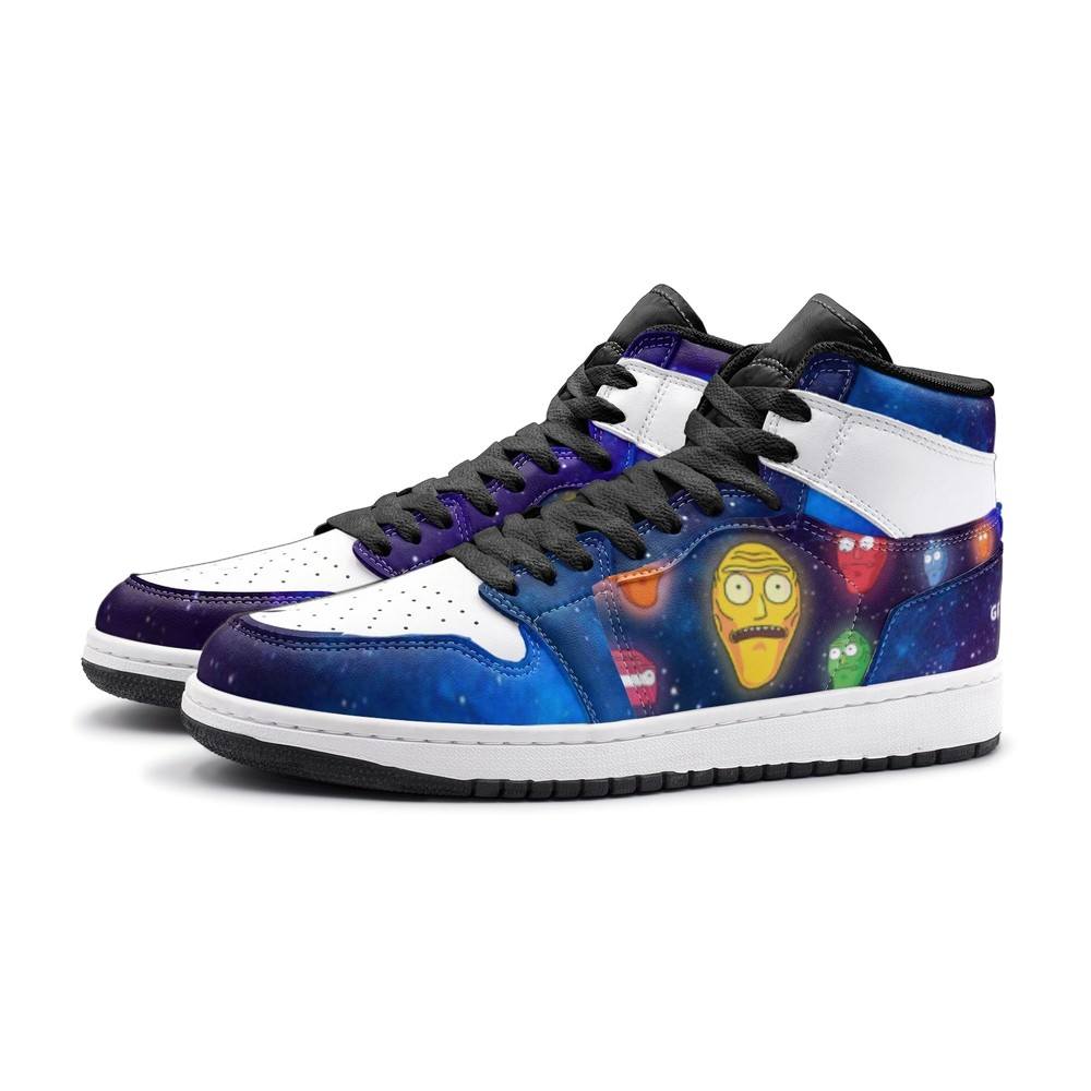 Ideafootwear Show Me What You Got Rick And Morty AJ1 High Sneakers Shoes For Men And Women
