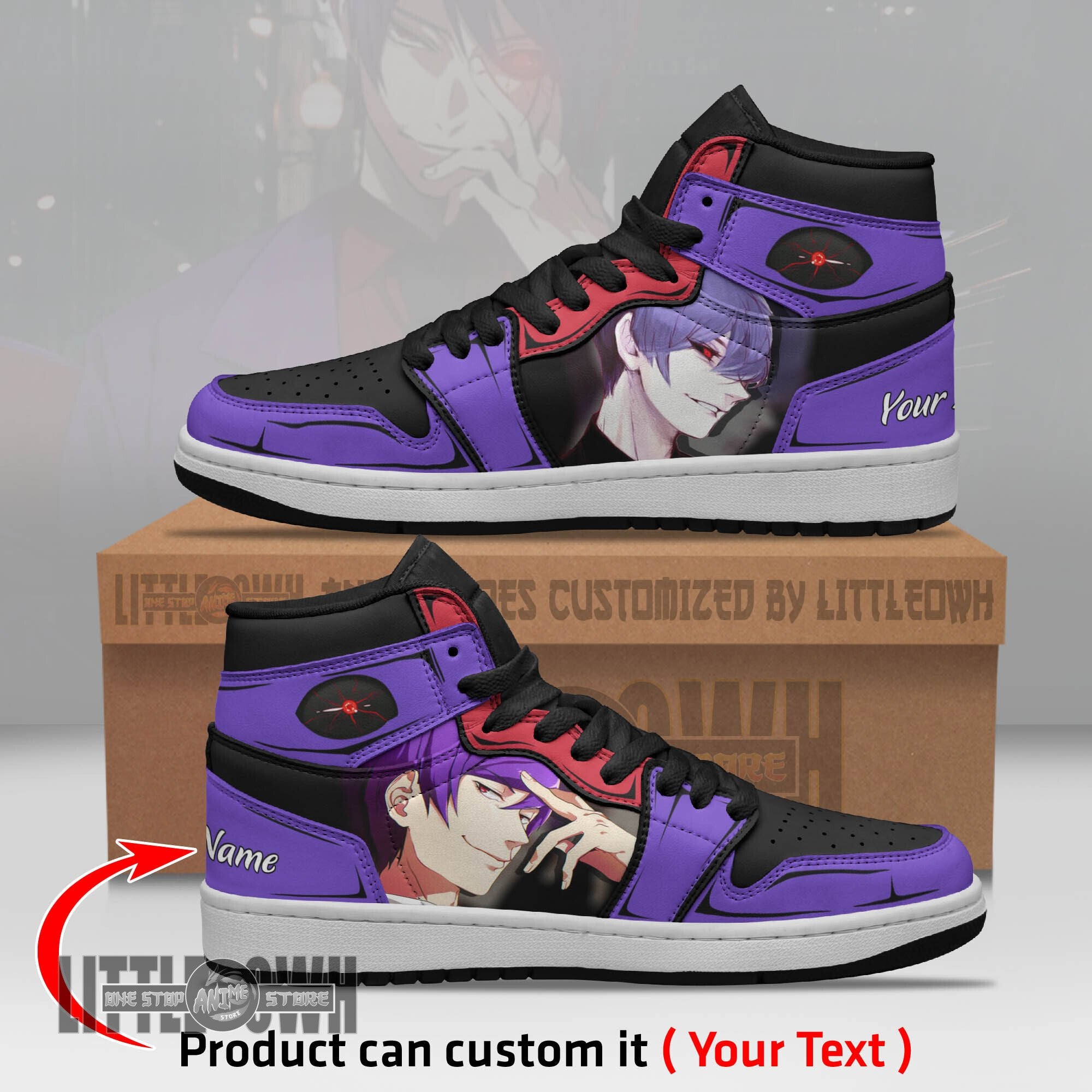 Ideafootwear Shuu Tsukiyama AJ1 High Sneakers Shoes For Men And Women
