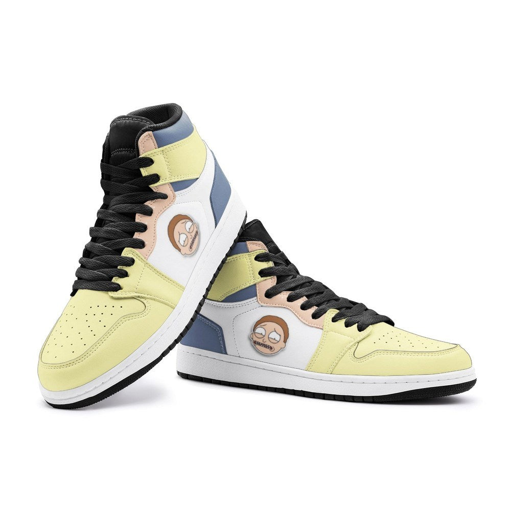 Ideafootwear Sick Morty Rick And Morty AJ1 High Sneakers Shoes For Men And Women