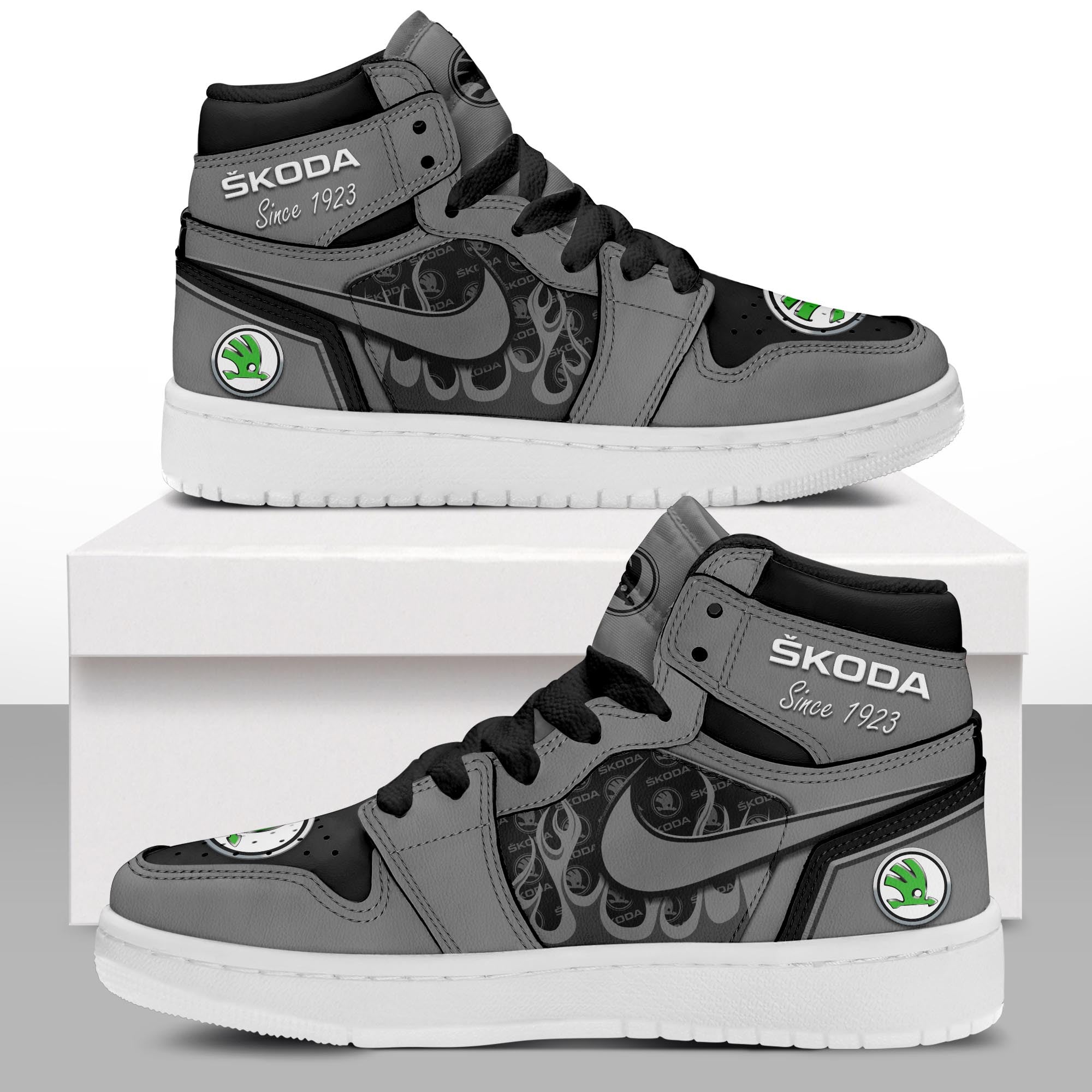 Ideafootwear Skoda AJ1 High Sneakers Shoes For Men And Women