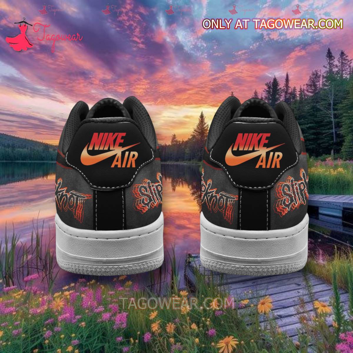 Ideafootwear Slipknot Air Low-Top Sneakers Shoes For Men And Women 3