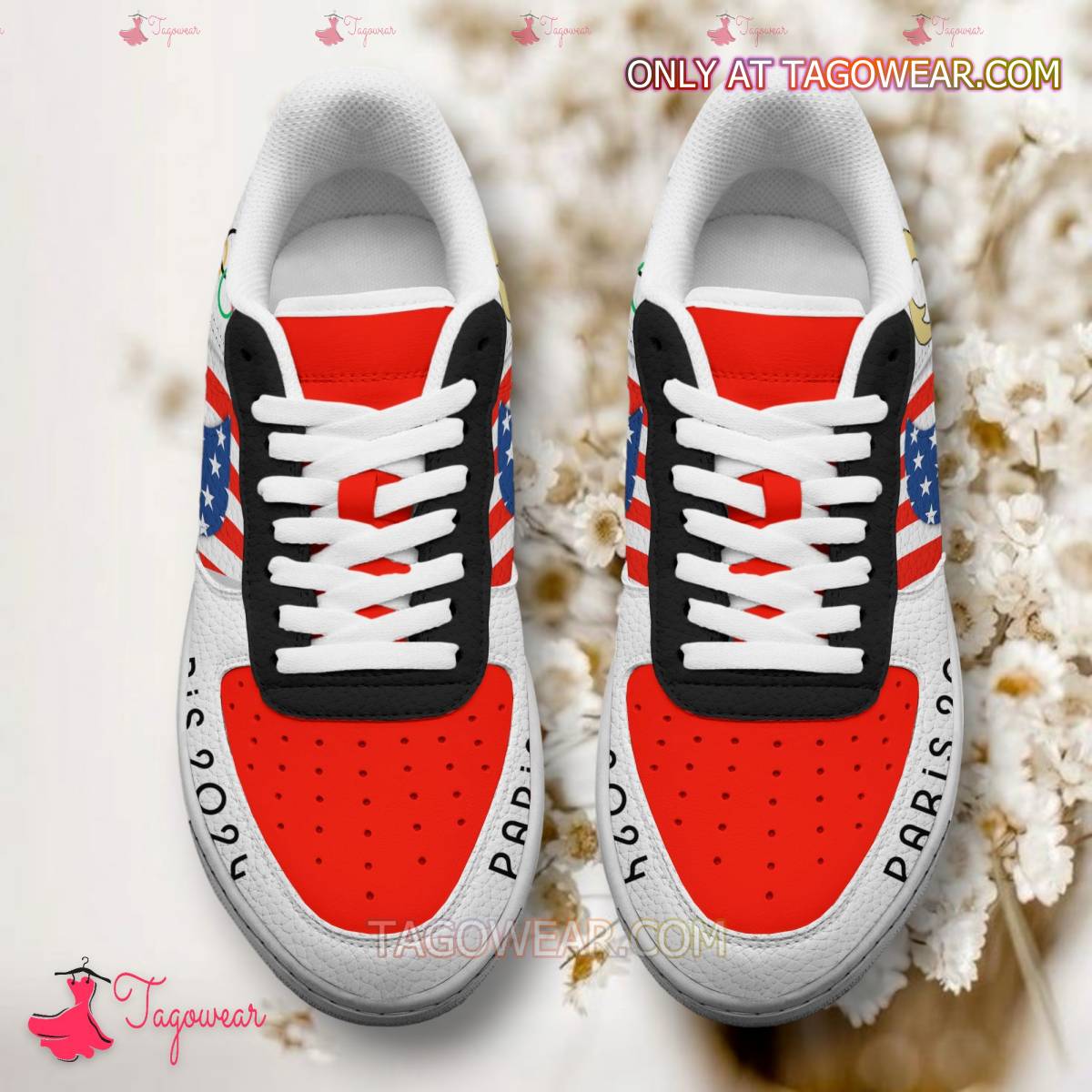 Ideafootwear Snoopy And Woodstock Air Low-Top Sneakers Shoes For Men And Women 4